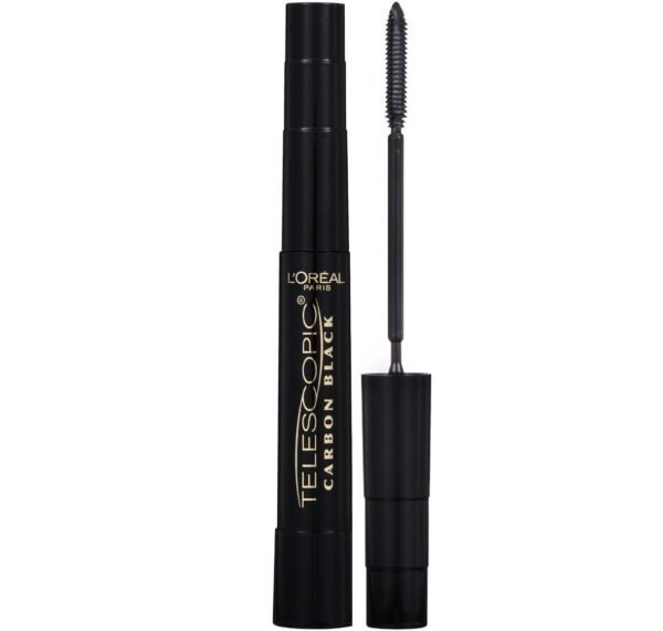 L'Oreal Paris Makeup Telescopic Original Lengthening Mascara, Carbon Black, 0.27 Fl Oz (Pack of 1) - Image 2
