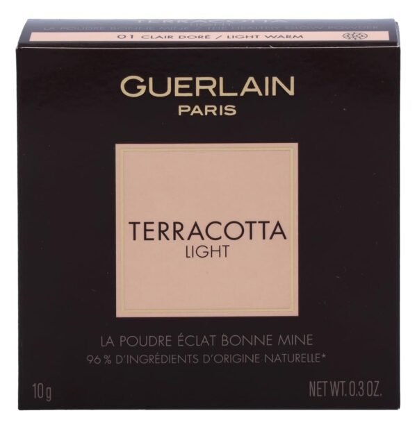 Terracotta Light The Sun Kissed Healthy Glow Powder - 01 Light Warm by Guerlain for Women - 0.3 oz Powder - Image 4