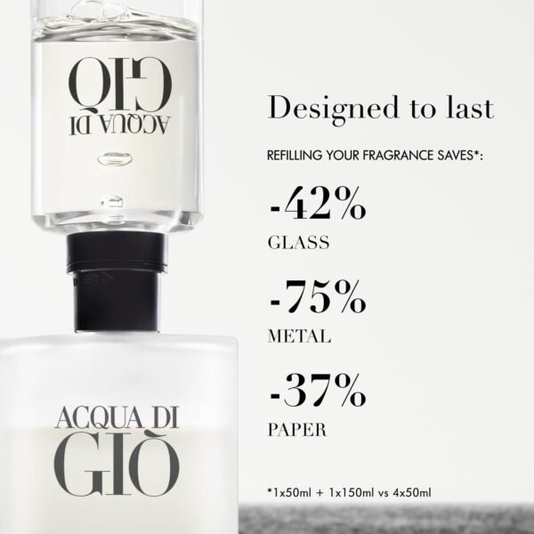 Armani Beauty - Acqua di Giò - Eau de Toilette - Cologne for Men - Long Lasting Fragrance with Bergamot notes, Jasmine, White Musks, Patchouli & Cedarwood - Image 9