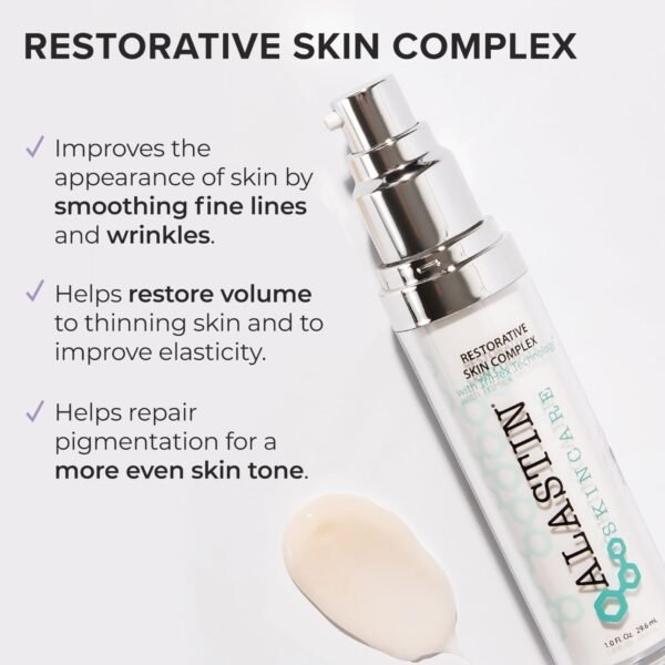 ALASTIN Skincare Restorative Skin Complex Anti-Aging Face Serum (1 oz) | Reduce Fine Lines & Wrinkles | With Niacinamide to Improve Texture - Image 3