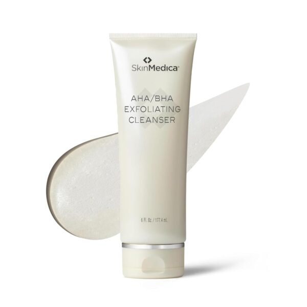 SkinMedica AHA/BHA Exfoliating Cleanser - Gently Scrub Away Dead Skin with Exfoliating Face Wash Cleanser, Improving the Appearance of Skin Tone and Texture, 6 Fl Oz - Image 2
