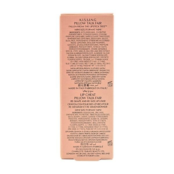 CHARLOTTE TILBURY Mini Pillow Talk Lipstick & Liner Gift Kit - Fair - Image 7