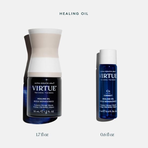 Virtue Healing Hair Oil, Hair Treatment Serum for Damaged Hair, Shake to Activate, Color Safe, 1.7 Fl Oz - Image 9