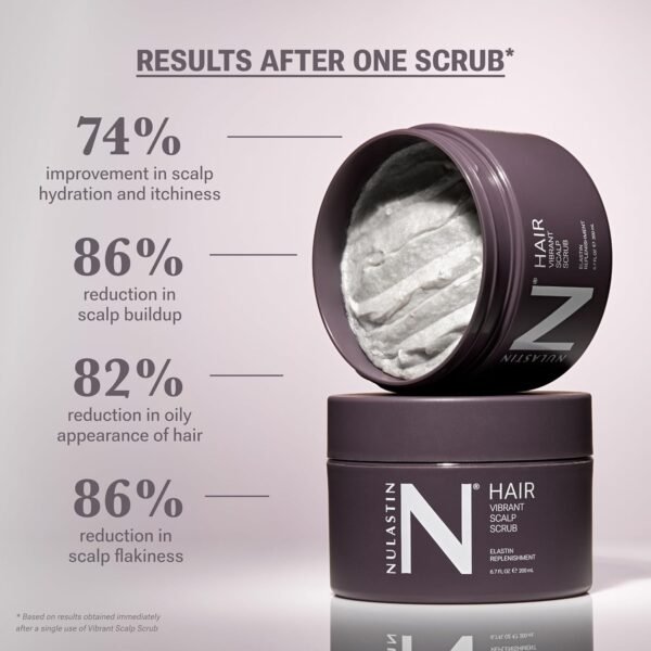 NULASTIN Vibrant Scalp Scrub - Pre-Shampoo Scalp Exfoliator & Cleanser - Weekly Treatment to Detoxify & Prep - Support a Healthy Skin Barrier & Hair - Vegan & Color-Safe (6.7 Fl Oz) - Image 4