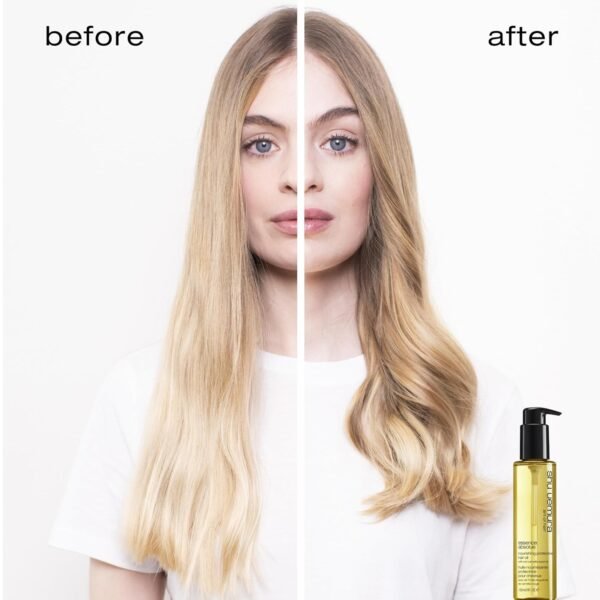 Shu Uemura Essence Absolue Nourishing Protective Hair Oil - Lightweight Multi-Benefit Hair Oil, Hydrates, Adds Shine, and Reduces Frizz, With Japanese Camellia Oil, For All Hair Types - Image 3