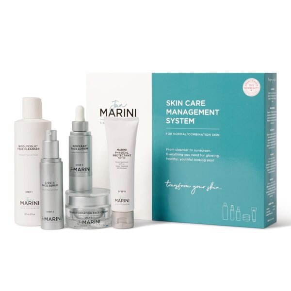 Jan Marini Skin Research Skin Care Management System - With Marini Physical Protectant Tinted SPF 45 - Normal/Combination Skin - Image 2