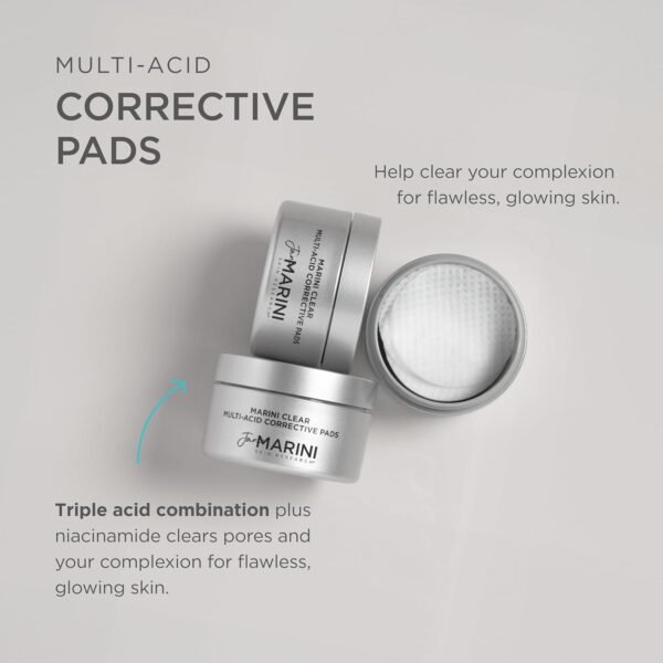 Jan Marini Skin Research Marini Clear - Multi-Acid Corrective Pads - 30 Pads - Image 3