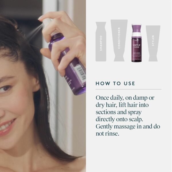 Virtue Flourish Density Booster Spray for Hair Growth | Thinning Hair Treatment - Image 11