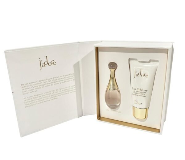 Dior J'adore Perfume for Women Mini Fragrance Gift Set EDP & Body Lotion Duo Travel Set - Image 2
