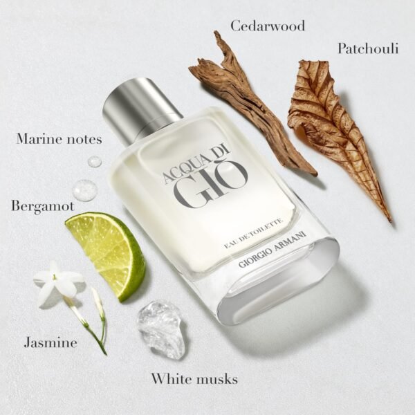 Armani Beauty - Acqua di Giò - Eau de Toilette - Cologne for Men - Long Lasting Fragrance with Bergamot notes, Jasmine, White Musks, Patchouli & Cedarwood - Image 3