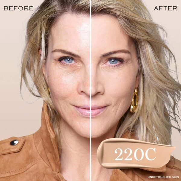 Lancôme Teint Idole Ultra Wear Buildable Full Coverage Foundation - Longwearing & Waterproof - Natural Matte Finish - Image 3