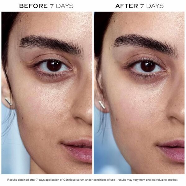 Lancôme Advanced Génifique Radiance Boosting Anti-Aging Face Serum - Visibly Hydrates & Plumps Skin - with Bifidus Prebiotic, Hyaluronic Acid & Vitamin Cg - Image 6