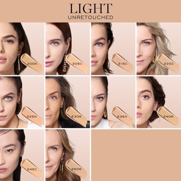 Lancôme Teint Idole Ultra Wear Buildable Full Coverage Foundation - Longwearing & Waterproof - Natural Matte Finish - Image 8