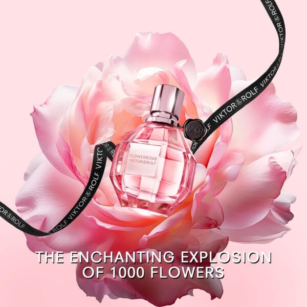 Viktor&Rolf - Flowerbomb Eau de Parfum - Women's Perfume - Floral & Woody - With Notes of Vanilla, Jasmine, & Rose - Image 4