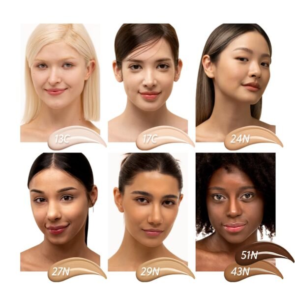 [*Mini Size*] TIRTIR Mask Fit Red Cushion Foundation | Full coverage, Weightless, Skin fit, Satin Glow Finish, Korean Makeup, beauty, Tattoo cover up, Buildable (#21N Ivory, 0.15 Fl Oz) - Image 7