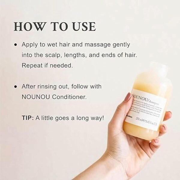Davines NOUNOU Hydrating Deep Shampoo & Conditioner - Image 5