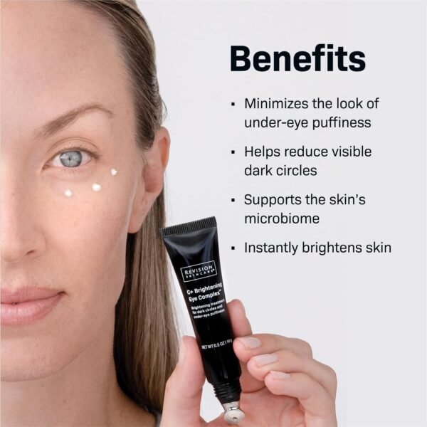 Revision Skincare C+ Brightening Eye Complex™ with Vitamin C and Antioxidants, Eye Cream for Dark Circles and Under Eye Puffiness - Image 5