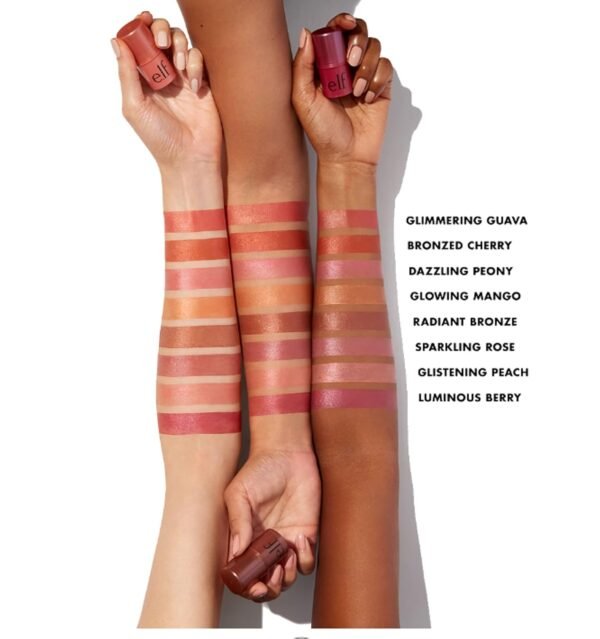 e.l.f. Monochromatic Multi Stick, Luxuriously Creamy & Blendable Color, For Eyes, Lips & Cheeks, Dazzling Peony, 0.17 Oz - Image 4