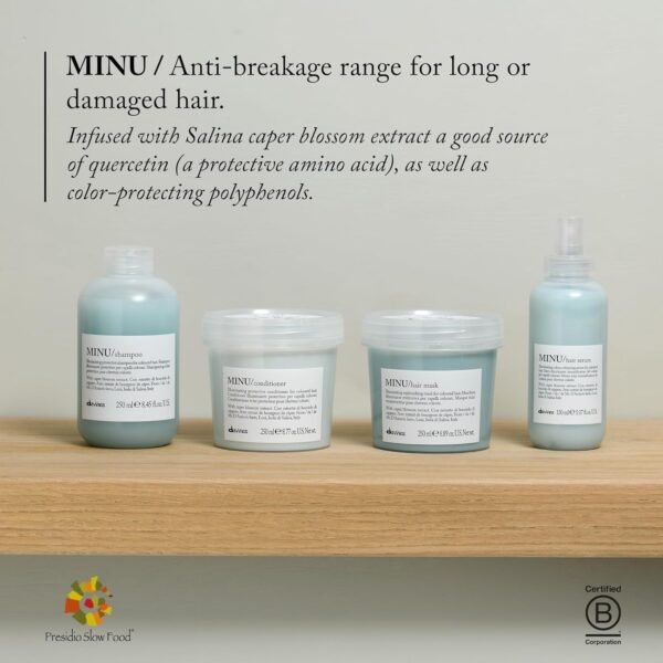 Davines MINU Conditioner, Protect And Condition Color Treated Hair, Add Shine And Detangle - Image 6