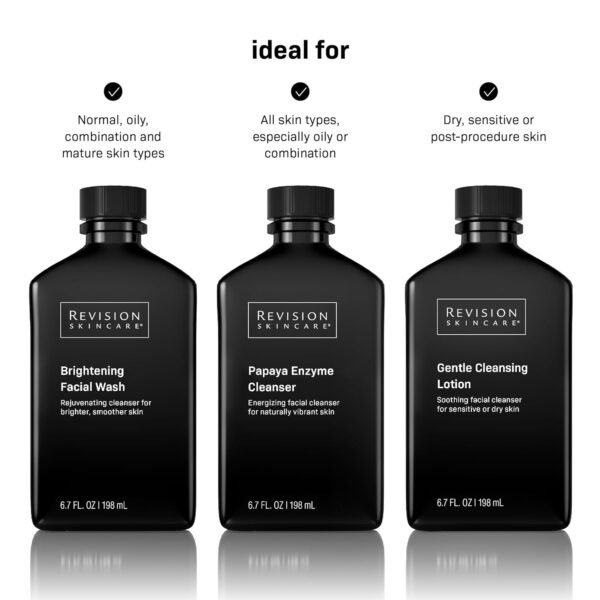 Revision Skincare Gentle Cleansing Lotion, Soothing Facial Cleanser for Sensitive Skin, Fragrance Free - Image 7