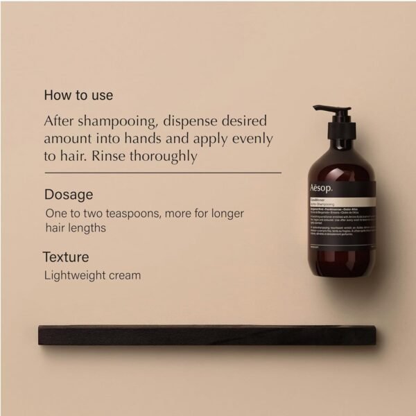 Aesop Hand and Hair Care Kit | Resurrection Hand Wash + Shampoo and Conditoner Set | Paraben-Free, Cruelty-Free & Vegan | Set of 3 (16.9 oz each) - Image 7