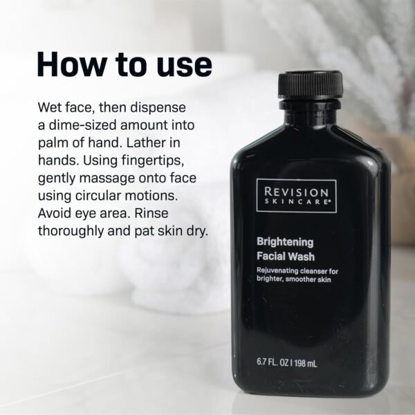 Revision Skincare Brightening Facial Wash, Exfoliating Face Cleanser with Vitamin C and Vitamin E - Image 6