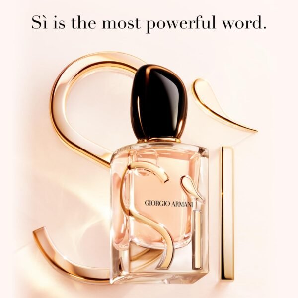 Armani Beauty - Sì - Eau de Parfum - Women's Perfume - Modern Chypre Fragrance - Blackcurrant Nectar, Rose De Mai & Freesia, Patchouli Notes - Image 4