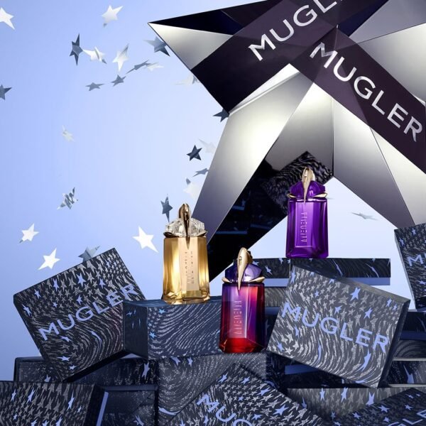 Mugler Alien Goddess Eau de Parfum - Women's Fragrance Gift Set - Floral & Woody - With Bergamot, Jasmine, and Vanilla - Full Size, 2 Fl Oz, Body Lotion, 1.7 Fl Oz & Travel Size, 0.33 Fl Oz - Image 6