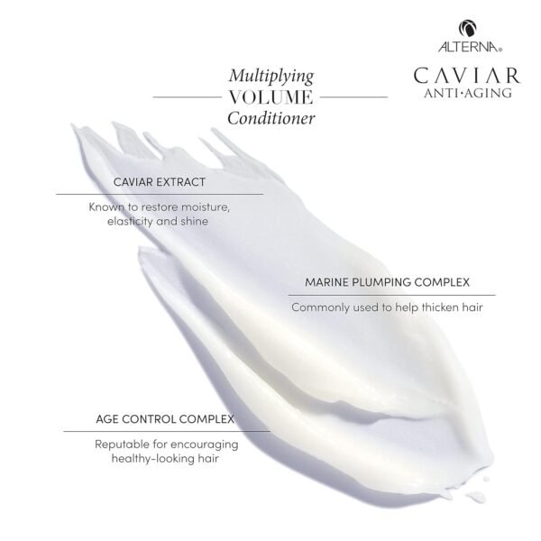 Alterna CAVIAR Anti-Aging Multiplying Volume Conditioner | For Fine, Limp or Thin Hair | Create Instant Volume and Thickness | Sulfate Free - Image 4
