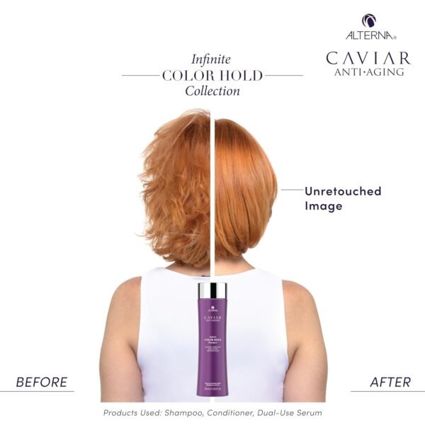 Alterna Caviar Anti-Aging Infinite Color Hold Shampoo and Conditioner Set, 8.5 Fl Oz, For Color Treated Hair, Minimizes Color Fade, Sulfate Free - Image 10
