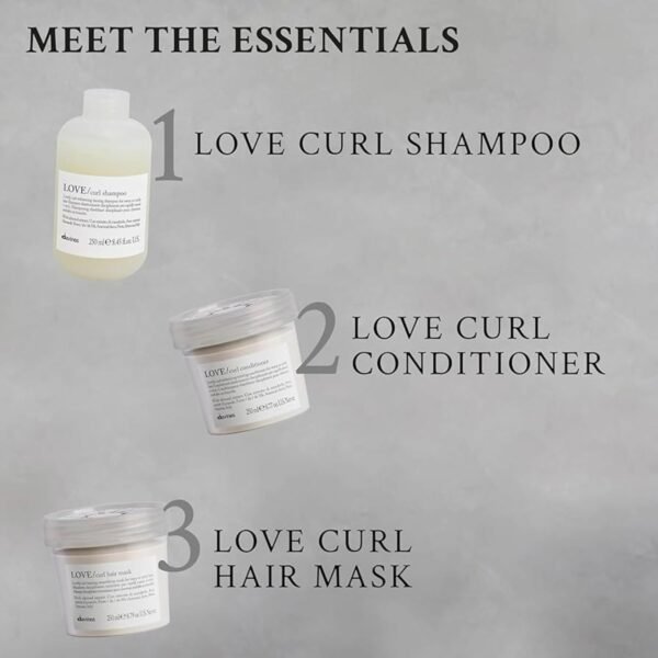 Davines LOVE Curl Shampoo | Wavy & Curly Hair Shampoo | Smooth and Moisturize Curls with Almond Extract | 8.45 fl oz - Image 6