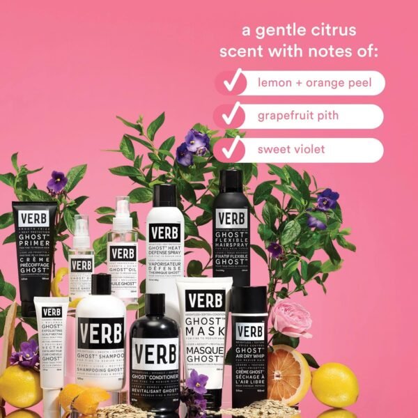 VERB Ghost Oil - Weightless Hair Oil for Fine to Medium Hair – Smooths Frizz, Adds Shine – Sulfate, Paraben and Gluten Free - Image 8