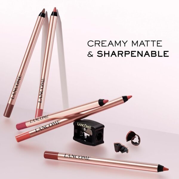 Lancôme Idôle Lip Shaper - Creamy, Matte & Waterproof Lip Liner Pencil - With Ceramides & Jojoba Oil - Image 6