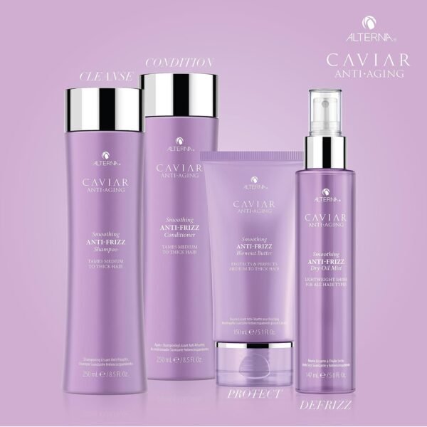 CAVIAR Anti-Aging Smoothing Anti-Frizz Shampoo| For Medium, Thick Hair | Smooths Hair, Tames Frizz | Sulfate Free - Image 4