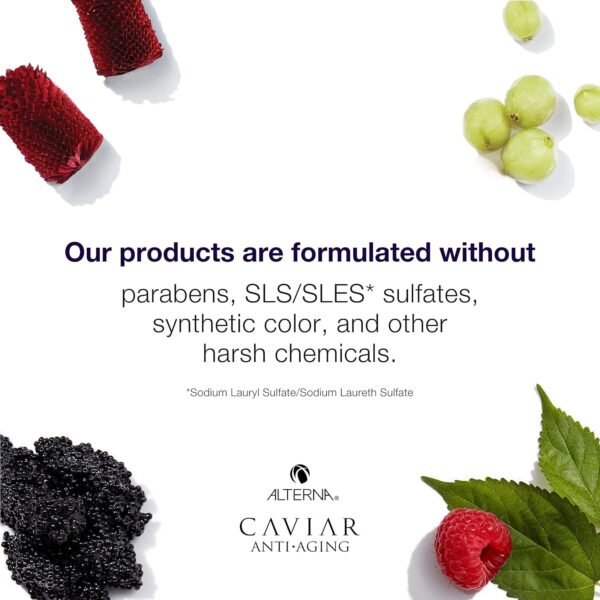 CAVIAR Anti-Aging Smoothing Anti-Frizz Shampoo| For Medium, Thick Hair | Smooths Hair, Tames Frizz | Sulfate Free - Image 8