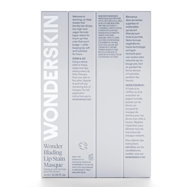 Wonderskin Wonder Blading Lip Stain Peel Off Masque - Long Lasting, Waterproof and Transfer Proof Nude Lip Tint, Matte Finish Peel Off Lip Stain (Whimsical Masque) - Image 9