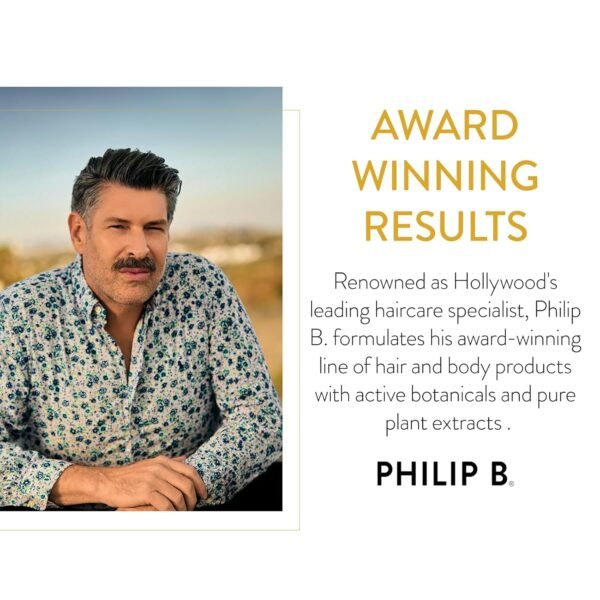 PHILIP B. Forever Shine Hair Conditioner With Notes of Pure Oud, 32 oz. (947 ml) - With Megabounce, Add Volume & Shine for Days, For All Hair Types - Image 6