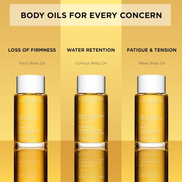 CLARINS Contour Body Treatment Oil | Visibly Firms, Tones and Reduces Sponginess | Skin Texture Is Improved To The Touch After First Use* | Dermatologist Tested | Natural 100% Plant Extracts - Image 7