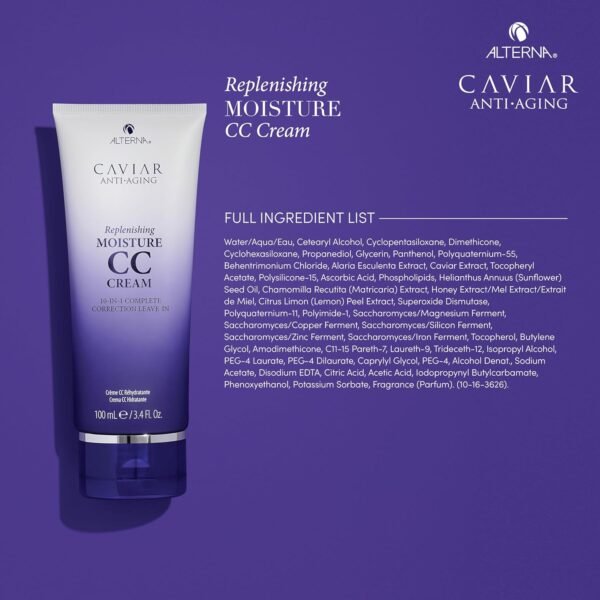 Alterna Caviar Anti-Aging Replenishing Moisture CC Cream, 3.4-Ounce (2-Pack) - Image 4