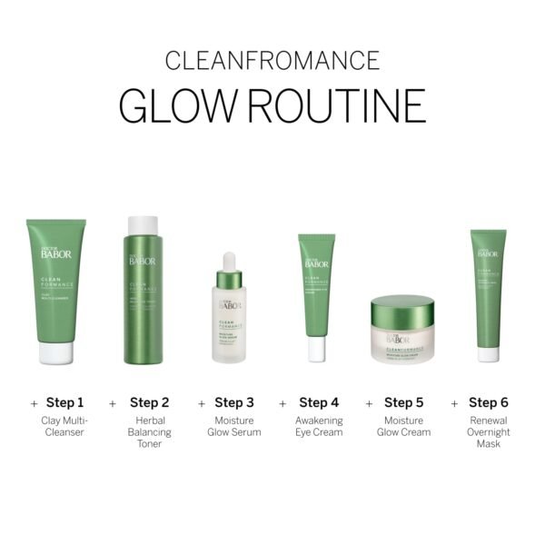 BABOR CLEANFORMANCE Clay Multi-Cleanser, Removes Makeup & Impurities while Gently Cleansing, Leave On as Mask to Balance Skin and Refine Pores, Infused with Kaolin Clay & Probiotics, 1.69 oz - Image 4