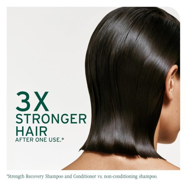 Biolage Strength Recovery Shampoo - Reduces Breakage & Detangles, For Damaged Hair, With Olive Squalane & Vegan Proteins, Paraben & Mineral Oil-Free - Image 5