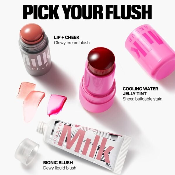 Milk Makeup Lip + Cheek Stick – Multi-Use Cream Blush + Lip Color with Mango Butter, Avocado Oil + Apricot Oil – Hydrating, Buildable, Long-Lasting, Vegan Formula - Image 8
