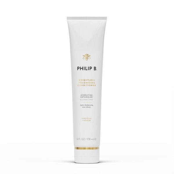 PHILIP B Weightless Volumizing Conditioner, 6 fl. oz. (178 ml) - Ultra-light Hair Detangler, Adds Extra Body and Shine - Image 2