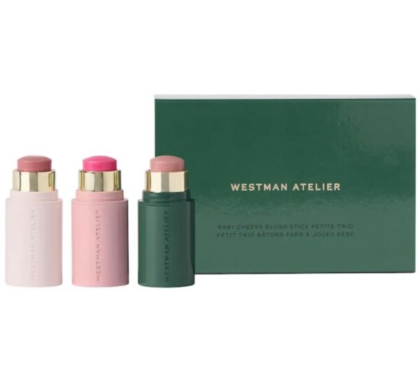Westman Atelier Mini Baby Cheeks Blush Trio & Complimentary Sheet Masque - Image 2