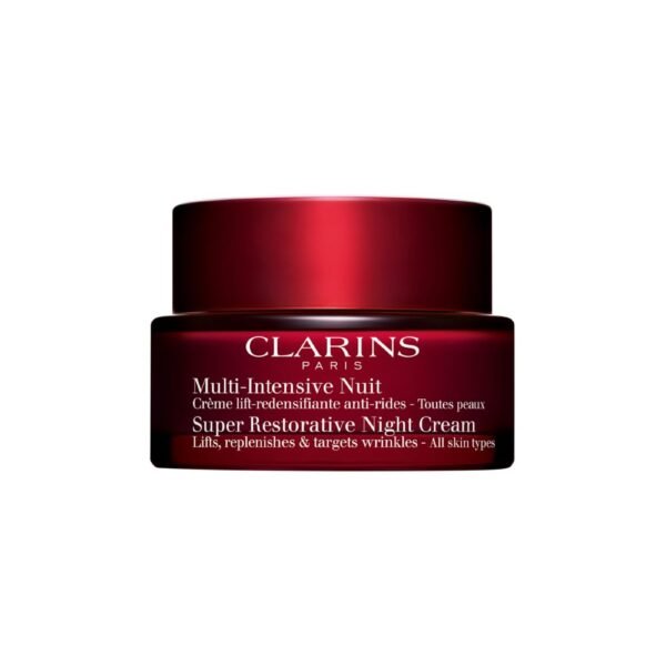 Clarins Super Restorative Night Cream | Anti-Aging Moisturizer For Mature Skin Weakened By Hormonal Changes | Illuminates & Densifies Skin | Lifts & Tones | Targets Spots & Wrinkles | 1.7 Ounces - Image 2