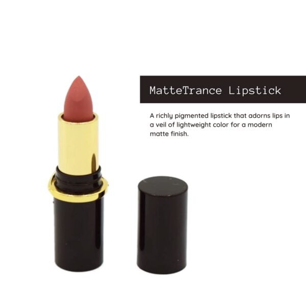 Mini Divine Rose Lip Trios Gift Set:: MatteTrance Lipstick, LUST: Lip Gloss, PermaGel Ultra Lip Pencil - Long Lasting Rosy Glossy Lip Makeup, 0.05 oz - Image 4