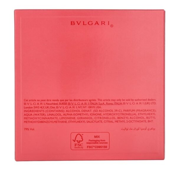 Omnia Coral By Bvlgari Eau De Toilette Spray For Women 2.2 oz, Red - Image 11