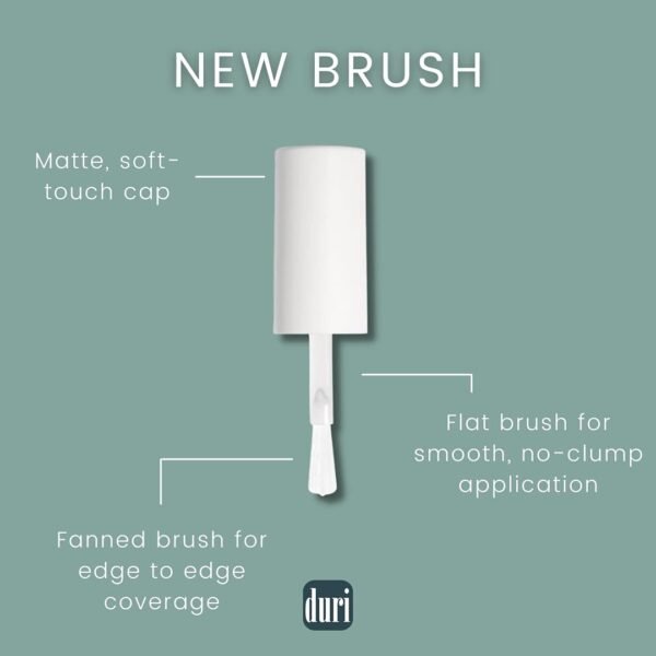 duri Nail Polish, 752 Aha Moment, Pearl White Shimmer, Semi Sheer, Fashion Classic, Wedding Design, Full Coverage, Fast Drying, Long Lasting, Easy to Apply, 0.45 Fl Oz - Image 9