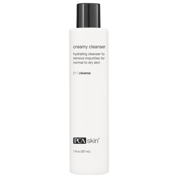 PCA SKIN Creamy Moisturizing Face Cleanser, Gentle Daily Face Wash for Dry and Sensitive Skin, Leaves Skin Feeling Soft and Smooth, Helps Remove Makeup, Dirt, and Impurities from Skin, 7.0 oz Bottle - Image 2