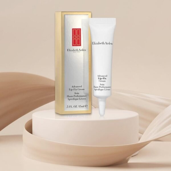 Elizabeth Arden Advanced Lip Fix Cream, Moisturizing Treatment, Minimizes Lipstick Bleeding and Feathering, Helps Soften the Appearance of Vertical Dry Lines, Fragrance-Free, 0.5 fl oz - Image 4